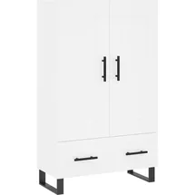 vidaXL Highboard Weiß 69,5x31x115 cm Holzwerkstoff