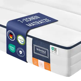 VASAGLE Matratze 160 x 200 x 16 cm H3 Gel-Memory-Schaum