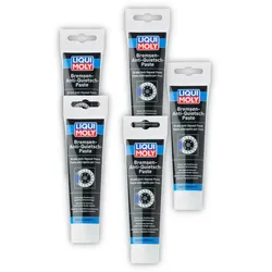 5x 100g LIQUI MOLY 3077 Bremsenpaste Bremsen-Anti-Quietsch-Paste