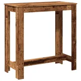 vidaXL Bartisch Altholz-Optik 102 x 50 x 103,5 cm Braun
