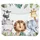 Ceba Baby Ceba Baby® weiche Wickelauflage 75x72 cm - Baby Wickelunterlage - Wickeltischauflage für Junge und Mädchen - Wasserdicht, abwaschbar - OEKO-TEX® Standard 100 - Made in EU - Dschungeltiere