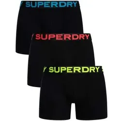 Superdry  Boxershorts 3er-Pack Boxershorts aus Bio-Baumwolle  in Schwarz, EU S