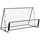 vidaXL Fußballtor Schwarz 202 x 120 cm 93373