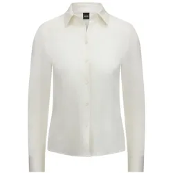 Jersey-Bluse Bronta Tuesday BOSS weiss, 42