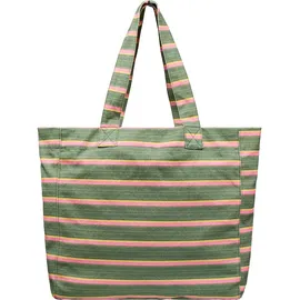Roxy Anti Bad Vibes Strandtasche Baumwolle Green