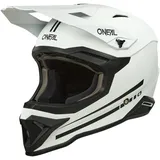 O'Neal ONeal 1SRS Solid S25, Motocrosshelm - Matt Weiß/Schwarz - S