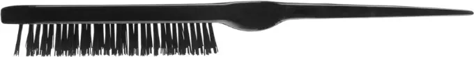 EUROSTIL Flachbürste mit Nylonborsten Schwarz 1 Stück