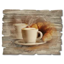 ARTland Dampfender Cappuccino und Croissant 40x30cm (12273705-0)