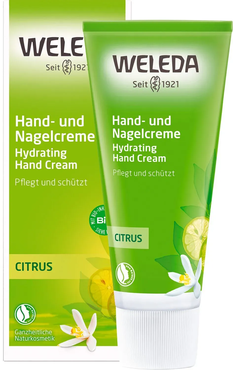 Weleda Hand- u. Nagelcreme Citrus - schützt brüchige Nägel, pflegt raue Hände samtweich