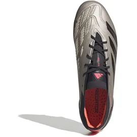 adidas Predator Elite FG Platinum Metallic / Aurora Black / Carbon 43 1/3