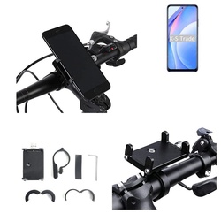 K-S-Trade für Xiaomi Mi 10T Lite Smartphone-Halterung, (Handyhalterung das Fahrrad Halter Lenkstange Fahrradhalterung) schwarz