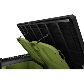 KETER Mülltonnenbox Darwin 141 x 82 x 118 cm grau