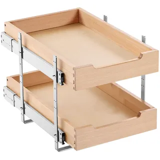 Vevor ausziehbarer 2-stufiger Schrank-Organizer 315 x 533 x 76 mm