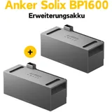 Anker SOLIX BP1600 Erweiterungsbatterie x2,für Anker 3 Pro/2 Pro/Plus/AC, 3200Wh