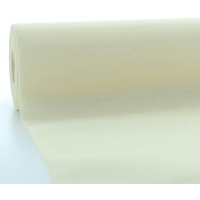 Sovie HORECA Tischdeckenrolle Creme aus Linclass® Airlaid 120 cm x 25 m, 4x1 Stück, Creme