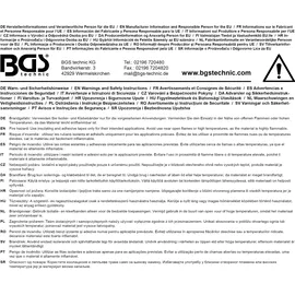 BGS Klebeband Multi-Klebeband schwarz 19 mm x 10 m 1 St.