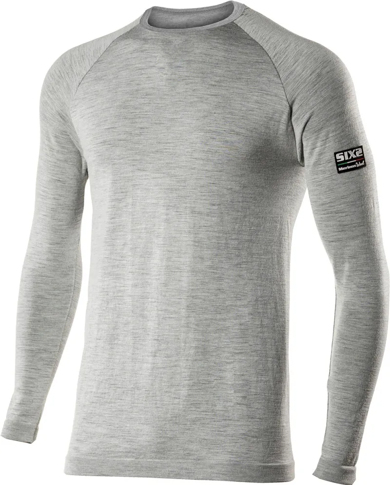 Sixs TS2 Merino, chemise fonctionnelle - Gris - XXL/3XL