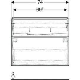 Geberit iCon Waschtischunterschrank 502304JK1