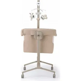 Cam il mondo del bambino Baby Beistellbett Cullami | Mehr Farben verfügbar | inkl. Wippfunktion | 8-fach höhenverstellbar, - Beige