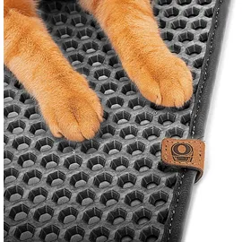 whisker LitterTrap Matte Katzenstreumatte Schwarz