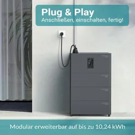 Marstek Jupiter C Plus 2,56 kWh Solarspeicher inkl. 1x 2,56 kWh Erweiterungsakku