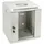 HMF 63306-07 Serverschrank 10 Zoll, 6 HE, Netzwerkschrank, Wandschrank, 10", 31,2 x 30 x 35 cm, Voll Montiert, Lichtgrau