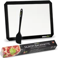 Amazeable Silikon Backmatte für Backofen inklusive Teigspatel langlebig bis