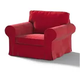 Dekoria Sofahusse Ektorp Sessel, Velvet rot