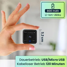 casativo Micro-IP-Kamera Schwarz