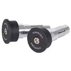 Highsider Lenkerabschlusskappen Organic, schwarz, Paar