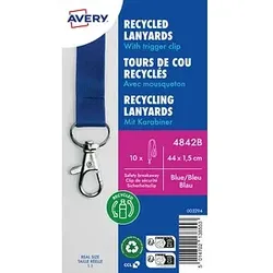 AVERY Zweckform Lanyards blau 10 St.