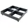 Doppler Stahlrahmenständer Active Easy Push Sockel 88 x 88 cm Grau