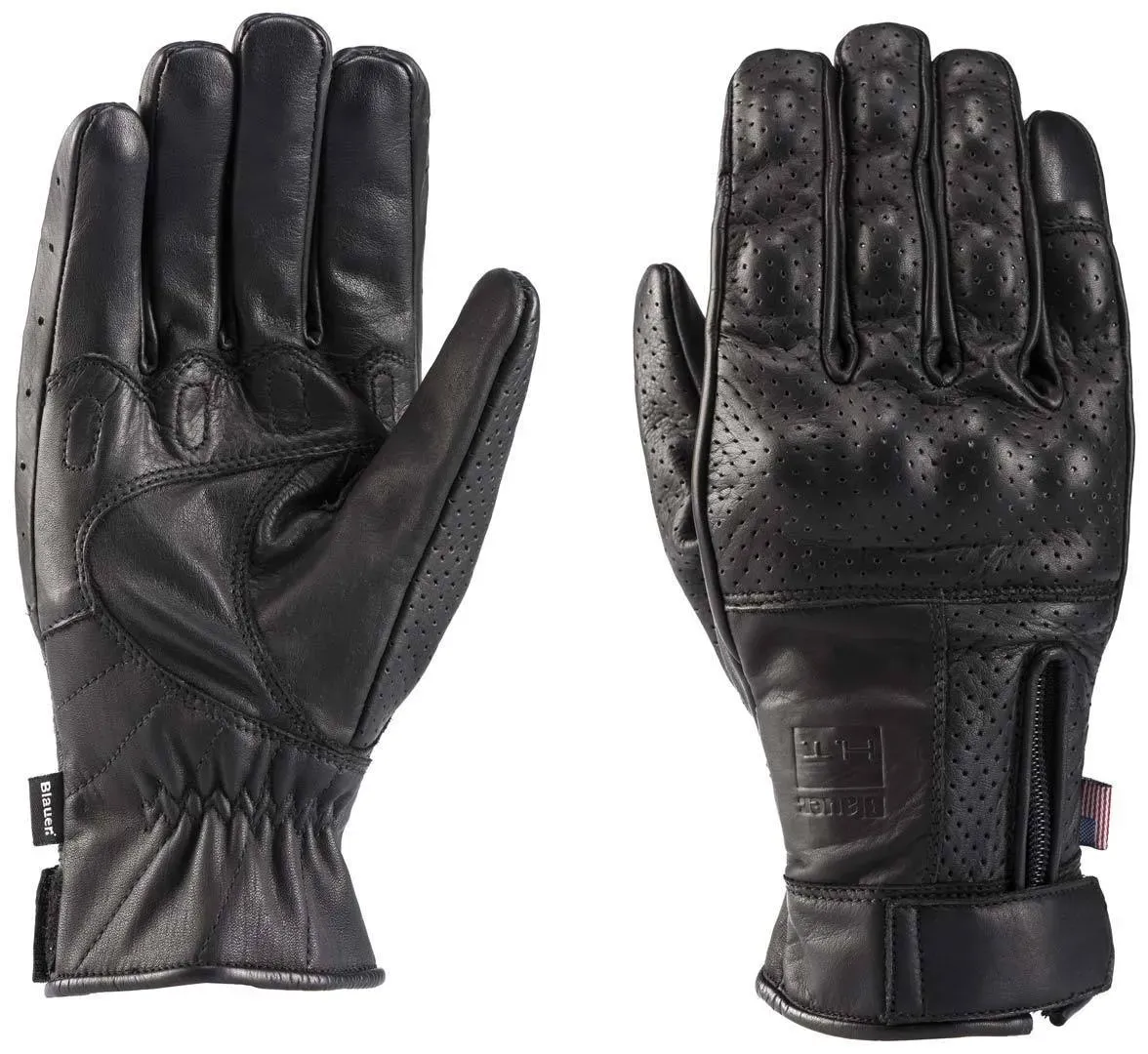 Blauer Combo Handschuhe, schwarz, Größe M für Männer