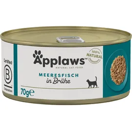 Applaws Cat Adult Ocean Fish in Broth Meeresfisch in Brühe 24x70 g