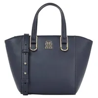 Tommy Hilfiger Shopper »TH TIMELESS BAG«, mit goldenen Details und TH-Emblem vorne, blau
