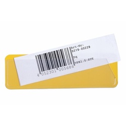 EICHNER Etikettenträger magnetisch 40x120mm gelb, 12x4 cm