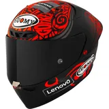 Suomy S1-XR GP Bagnaia Replica 2024 Helm, schwarz-rot, Größe XS für Männer