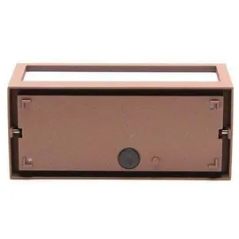 Deko-Light Außenwandleuchte Aluminium 10,3 cm E27 IP54 braun