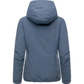 Ragwear Damen warme Wasserdichte Winterjacke mit Kapuze Dizzie Warm II Indigo Blue Gr. M - M