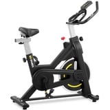 Gymrex Heimtrainer Schwungmasse 8 kg LCD Hometrainer Fahrrad Indoor Cycle Hometrainer Fahrrad