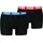 Puma Boxershorts Organically Black / Blue / Red XL 2er Pack