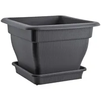 Buri XL Pflanzkübel 48 x 48 x 35 cm Anthrazit