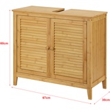 [en.casa] Waschbeckenunterschrank Värmdö 60x67x30cm
