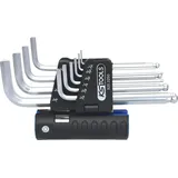 KS Tools 3 in 1 Innen6kant-Winkelstiftschlüssel-Satz 10-tlg. lang