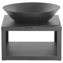 Beliani Feuerstelle Tanara Ø 60 cm Schwarz