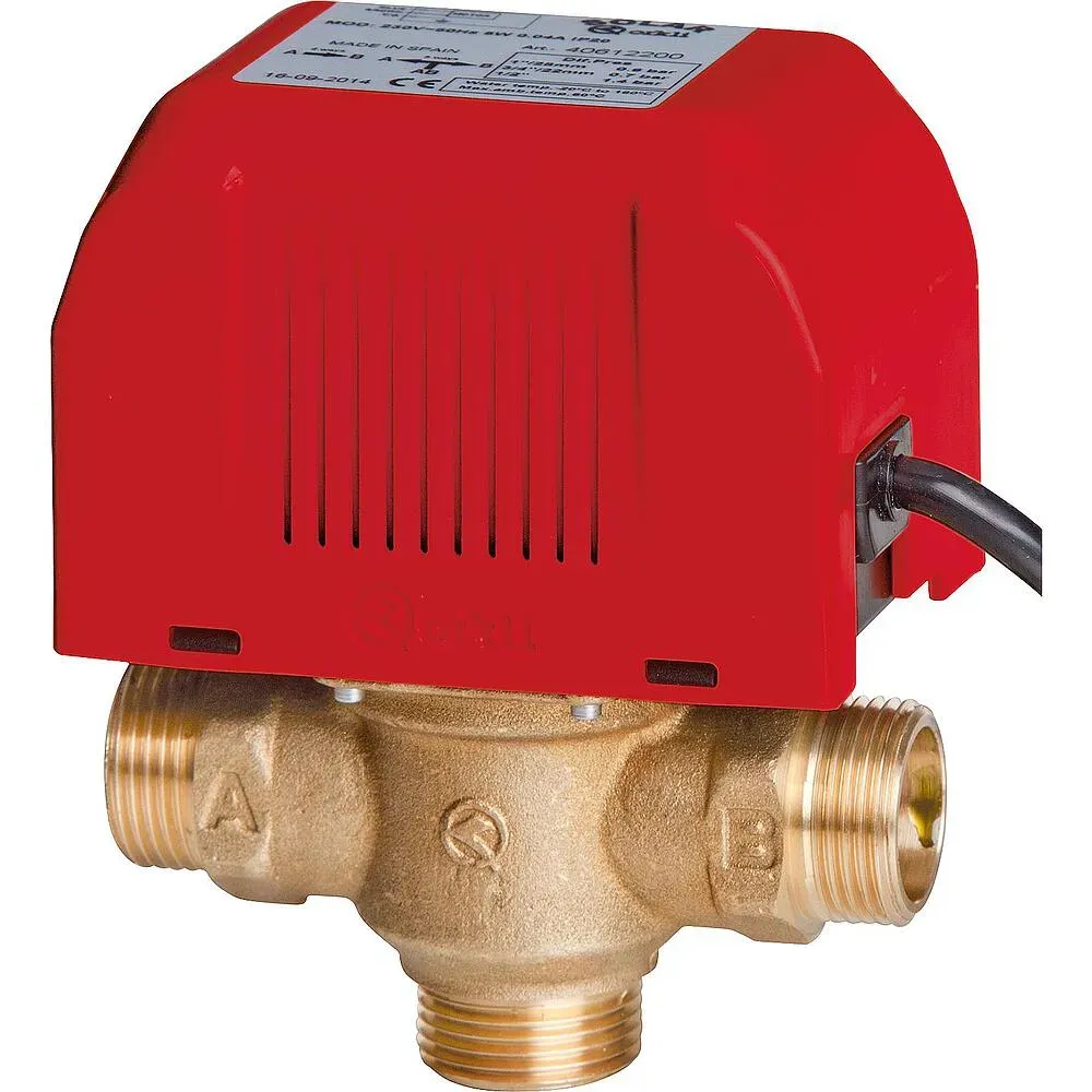 3-Wege-Zonenventil Orkli ohne Endschalter für 230 V, DN 20 (3/4'') AG