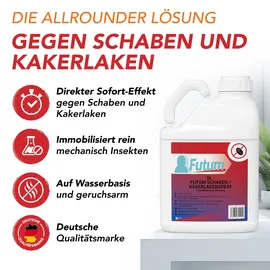 Futum Schabenspray Insektenvernichter 5 l + 5 l Sprüher