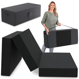 eloneo Klappmatratze 120 x 195 x 15 cm weich Polyester