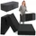 eloneo Klappmatratze 120 x 195 x 15 cm weich Polyester