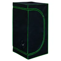 Kingpower Grow Zelt für Pflanzen Zuchtzelt Gewächshaus Box Zuchtschrank Garten Anzucht Gemüse Kräuter Grow Schrank Indoor Blumen klein Tomaten Hydro Green, Größe:80 x 80 x 180 cm (05)